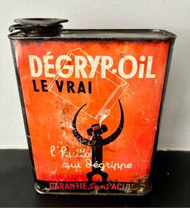 Vintage French Oil Can