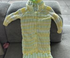 knitting  baby sleeping bag