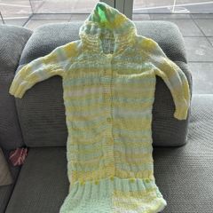 knitting  baby sleeping bag