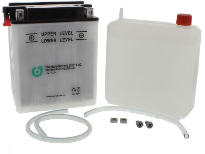 Battery Motorcycle Yb14-a2 6-on Including Acid Pack