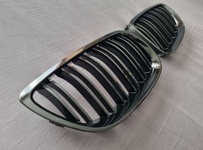 BMW 3 Series E92 E93 Pre-Lci Gloss Black Kidney Grilles Brand New