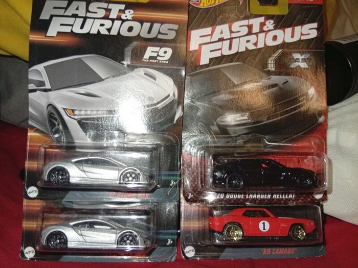 4 fast @ furious diecast models