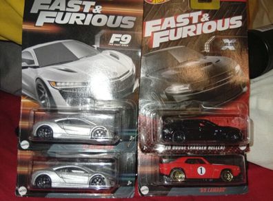 4 fast @ furious diecast models