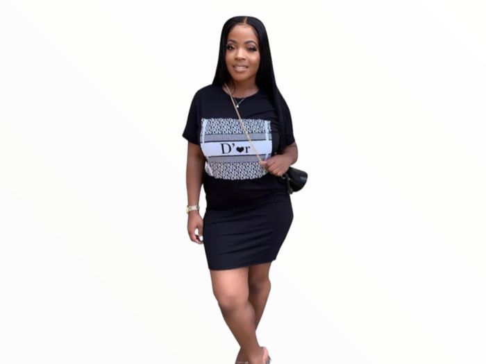 Short sleeve dress D-or