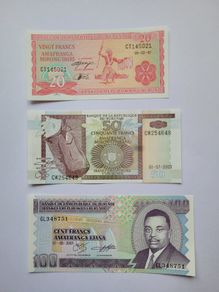 Burundi 50 Francs Unc Notes