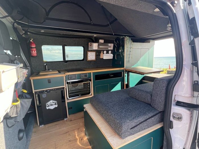 Transit Custom LWB poptop campervan