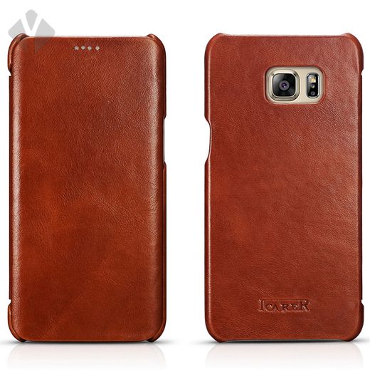 S6 Edge+ Full Body Vintage Leather Case