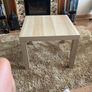IKEA side table white oak Image 2