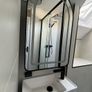 Bathroom Arched Mirror Medicine Cabinet with LED Light Image 5