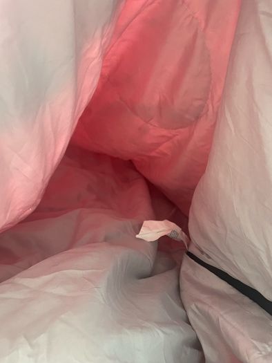 Red Proaction sleeping bag