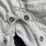 French designer Taille 0 74cm christening all in one dungarees Image 5