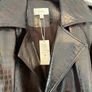 Long Chocolate Brown Coat Image 3