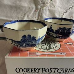 royal Doultan Norfolk cups, vintage cups, Art Deco cups