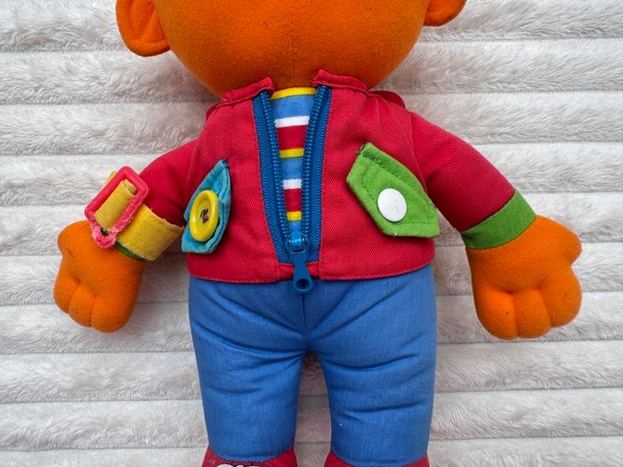 Playskool Dress Me Up Ernie Sesame Street Plush 1990 Vintage approx. 35 cm. Used Damaged Please see photos