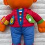 Playskool Dress Me Up Ernie Sesame Street Plush 1990 Vintage approx. 35 cm. Used Damaged Please see photos Image 5