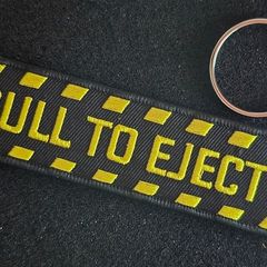 Avation, ejection seat tag, keyring.