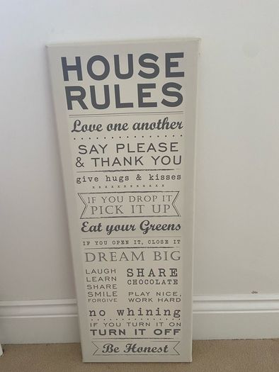House rules print picture from next