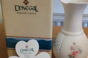 Donegal China Irish Parian Rose Pattern Porcelain Vase