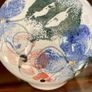 Vintage Geoffrey Healy Spongeware Studio Pottery Urn Vase Image 3