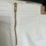 Part Two White Denim Stretch Skirt - Size 38 / Size 10/12 Image 3