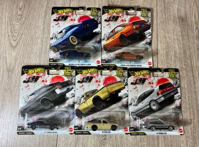 Set of 5 Hot Wheels Premium
