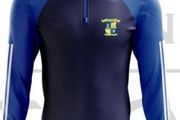 Merlin College zip top, size S