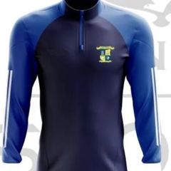 Merlin College zip top, size S