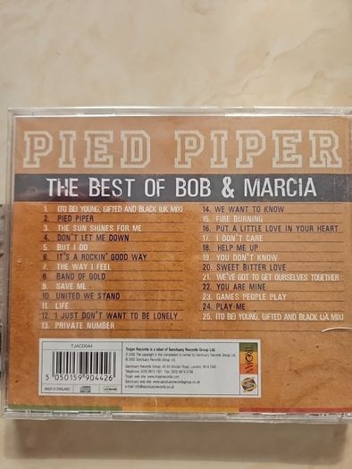 Bob & Marcia CD (Trojan) - The Best Of   NEW