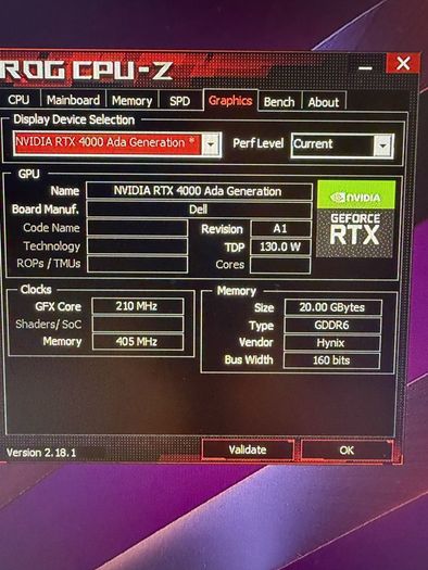 Nvidia Rtx4000 Ada 20gb Ddr6