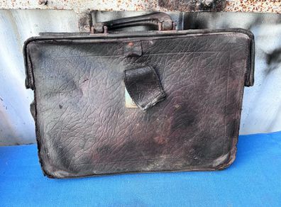 Vintage leather briefcase