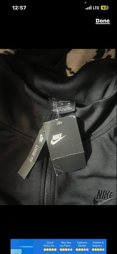 Nike Tracksuit Top jacket size xl two pockets with zippers and two pockets inside brand new with tag