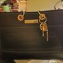 Black Tote Bag with RIL emboss design Image 2
