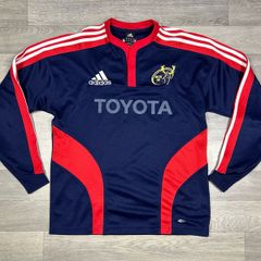 Vintage 2007 Adidas Munster Rugby Long Sleeve Jersey Shirt Mens Medium