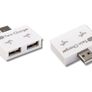 USB 2 Port Hub USB 2.0 Twin Splitter Plug and Play PC Laptop Mac Image 4