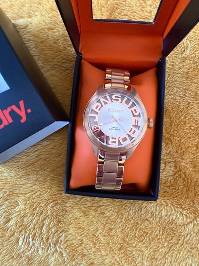 Brand new Superdry unisex rose gold watch