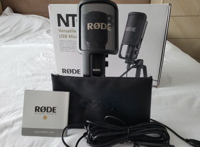 RODE NT USB USB Condenser Microphone in Excellent Condition, Boxed, Complete