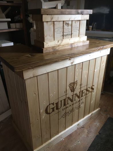 Corner Home Bar Timber Bar Counter