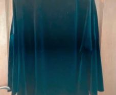 Black velvet top size 14 from TU