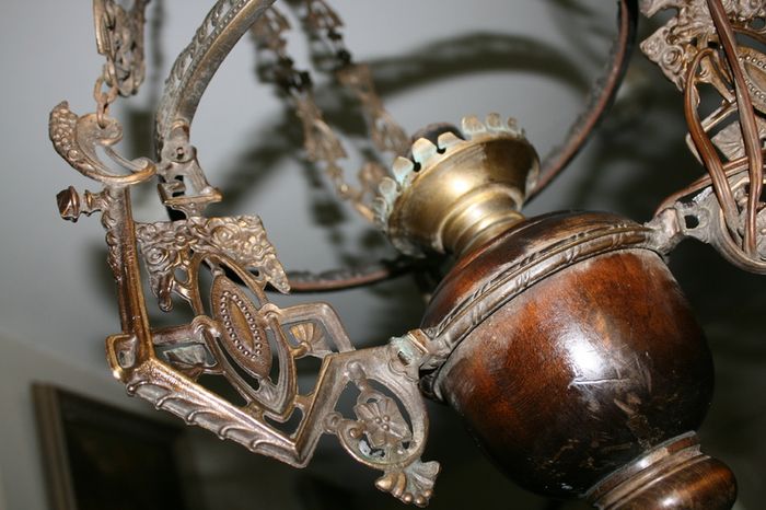 Antique Brass Chandelier