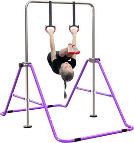 Gymnastics Bars, Horizontal Bar Expandable Gymnastics Kids Bar Folding Bar Junior Training Bar Multifunction Gym Training Equipment Home Training Adjustable Height Kip Bar (FREE SHIPPING)