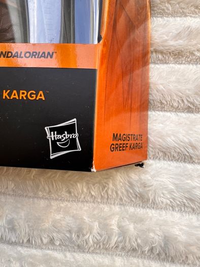Hasbro Star Wars the Black Series Mandalorian Magistrate Greef Karga Damaged Box Please see photos