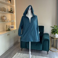 Ladies Teal Green Full Zip Through Hoodie from Dunnes Stores