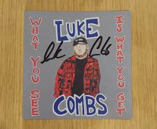 Luke Combs Autographed CD Insert
