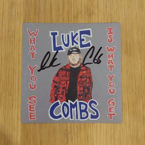 Luke Combs Autographed CD Insert