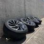 Genuine Volkswagen R-Line Ventura  17" Alloy Wheels - Good Year Tyres Image 2