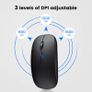 Wireless Mouse Bluetooth Rechargeable Mouse Wireless Computer Silent Mause Ergonomic Mini Mouse USB Optical Mice For PC laptop Image 3