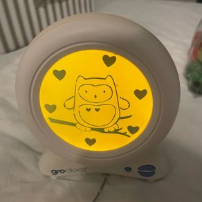 Tommee Tippee Groclock Sleep Trainer Clock with Main Powers Adaptor