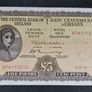 Ireland  1975  5 Pounds Lady Lavery Banknote Image 2