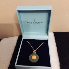 valentines gift newbridge gold and green chain
