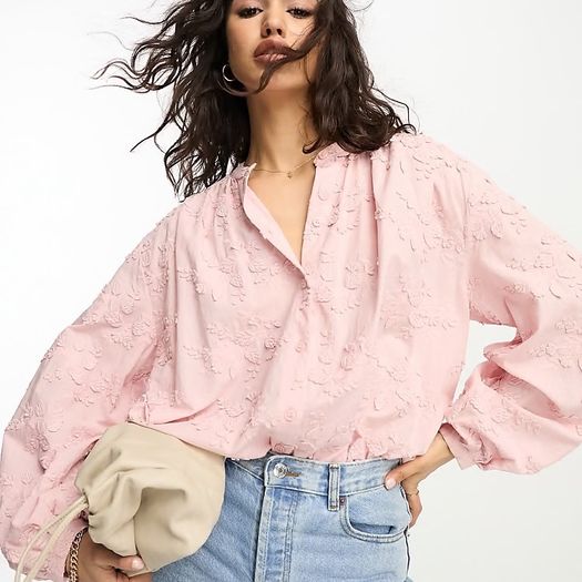 & OTHER STORIES  Puff-Sleeve Blouse Size 34